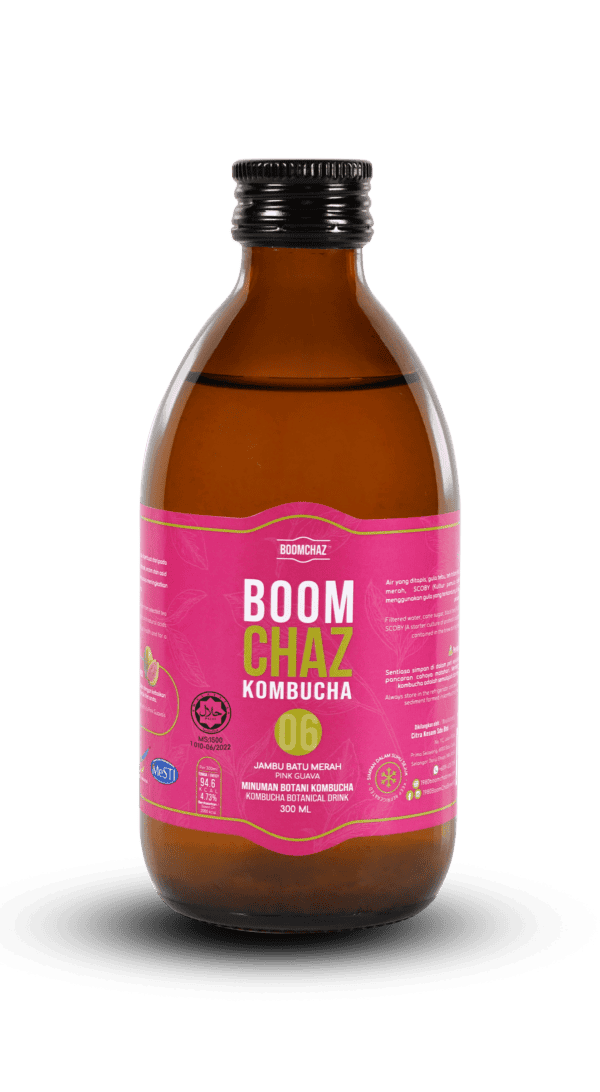 Boomchaz Kombucha - Pink Guava